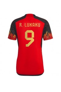 Belgia Romelu Lukaku #9 Fotballdrakt Hjemme Klær VM 2022 Korte ermer